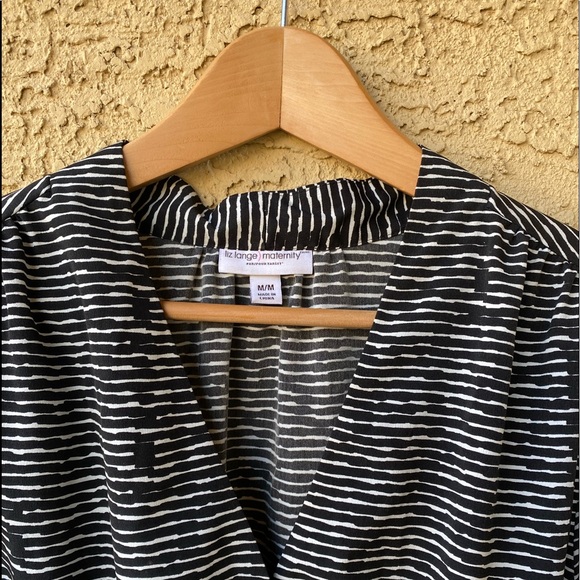 Liz Lange | Stripped Maternity Top - Picture 4 of 4